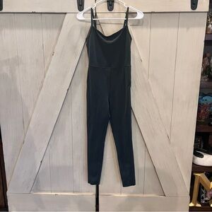 Wilfred Free Green Fitted Jumpsuit with Spaghetti Straps Size Small